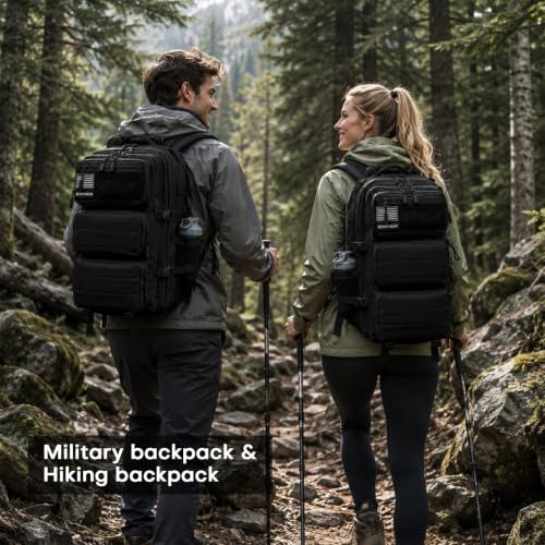 Tactical Military Backpack for Men and Women 55L Large Hiking Bag - Image 4