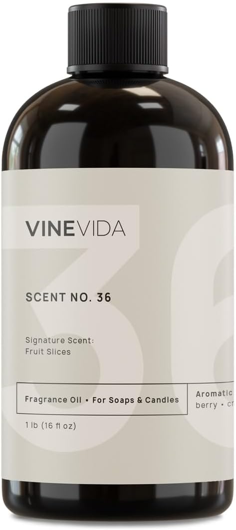 VINEVIDA [16oz] Fruit Slices Fragrance Oil - USA Candle Scents - Natural Candle Fragrance - Scents for Soap Making