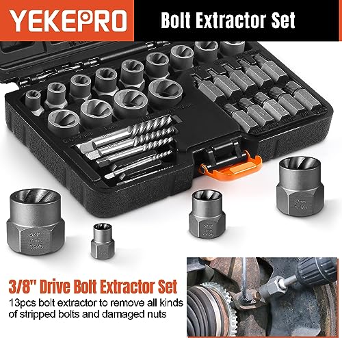 40 Pcs Broken Bolt Extractor Kit with Easy Out Screw - Image 4