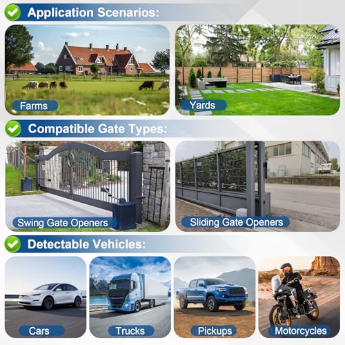 Vehicle Exit Sensor for Automatic Gate Opener with 100 ft - Image 8