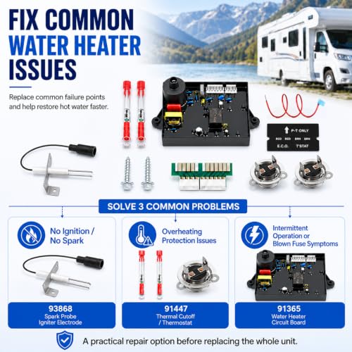 3 in 1 Value RV Water Heater Replacement Part Kit - Image 5