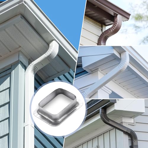 VYH 2" x 3" Rain Gutter Downspout Drop Outlet Aluminum K Style (4 - Image 5