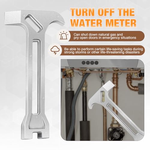 4-in-1 Emergency Tool – Gas & Water Shut Off Wrench | Hand Tools - Image 4