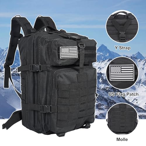 50L Large Military Tactical Backpack Molle Army Assault - Image 4