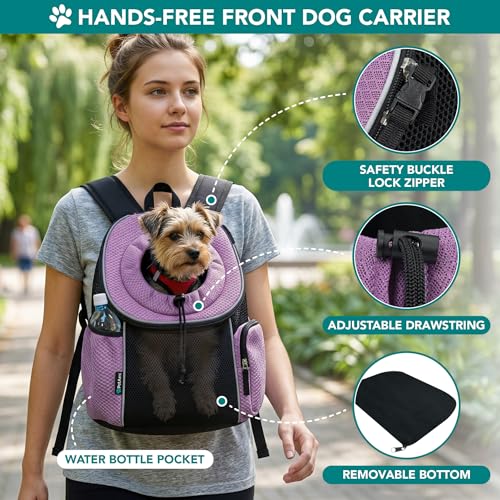 PetAmi Dog Carrier Backpack, Hands Free Front Pet Carrier - Image 4