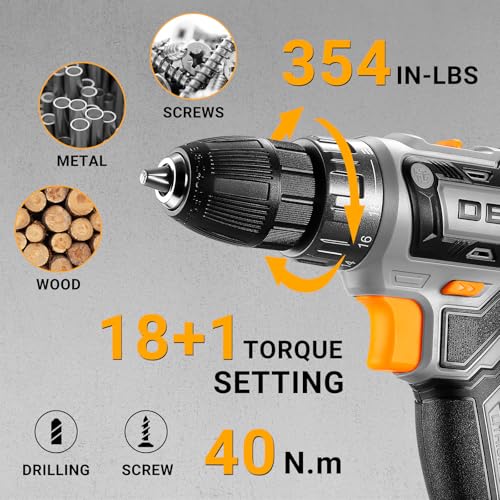 Power Drill Cordless: DEKOPRO 20V Electric Drills - Image 3