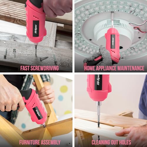 Hi-Spec 4V USB Electric Screwdriver Tool Kit for Home | Hand Tools - Image 7