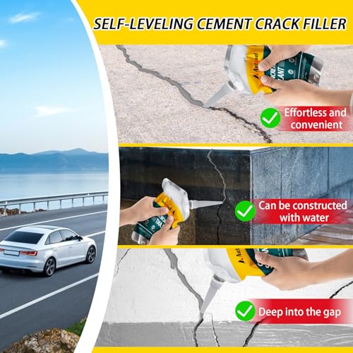 Concrete Crack Filler, Self-Leveling Waterproof Cement | Home Repair - Image 4