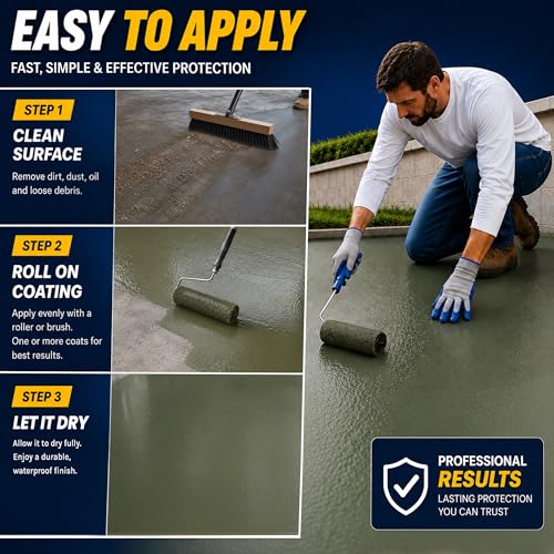 ElastoLock Waterproof Membrane Coating 1 Gallon, Exterior - Image 5