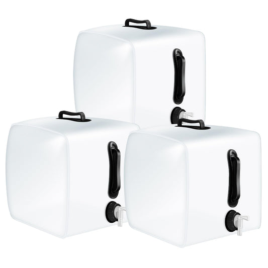 Reallnaive 3 Pcs 5.3 Gallon Collapsible Water Container - Image 1
