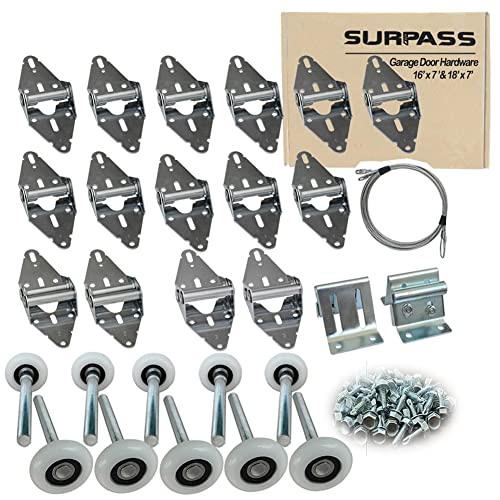 Surpass Garage Door Hardware Kit Roller/Hinge/Top - Image 2