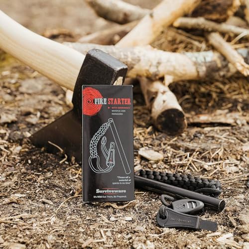 Surviveware Survival Fire Starter with Emergency Whistle - Image 4