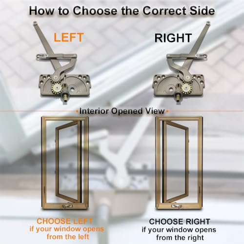 Casement Window Operator with 4-7/16" Short Arm and 10-1/2" Long - Image 7