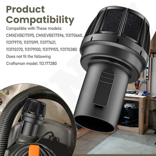 Muffler Diffuser Wet/Dry Vac Attachment (2-1/2 inch) CMXZVBE38660 - Image 6