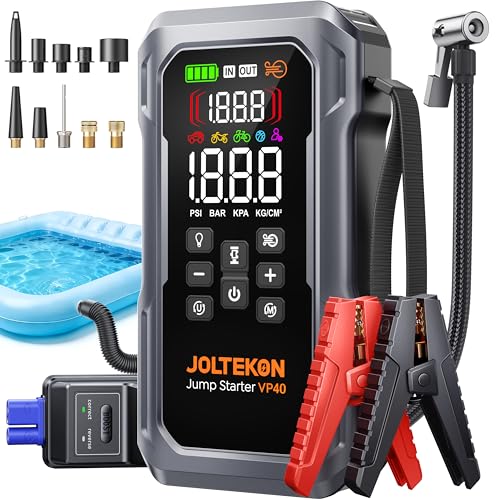 6000A 160PSI 9-in-1 Car Battery Jump Starter with Air - Image 2