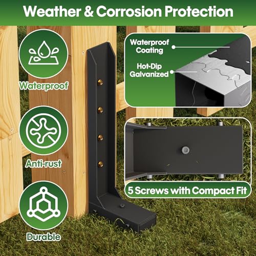 Fence Post Repair Kit 1 Pack, 8mm Double-Layer Post Anchor - Image 5