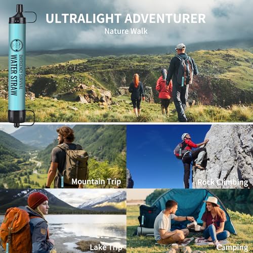 Ultralight Water Filter Straw3-Pack,New Combo Portable 5L - Image 7