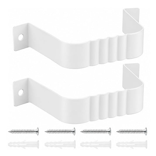Gutter Downspout Strap 2" x 3", 2pcs Leader Strap - Image 1