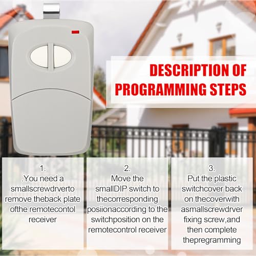 Kingdder 2 Pcs 2 Channel Gate Opener Compatible with Multicode - Image 6