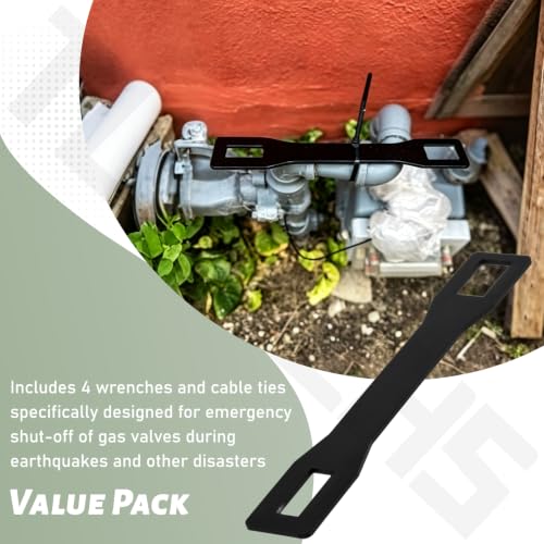 4 Pcs 3333 Earthquake Survival Tool, Emergency Gas Shut | Hand Tools - Image 6