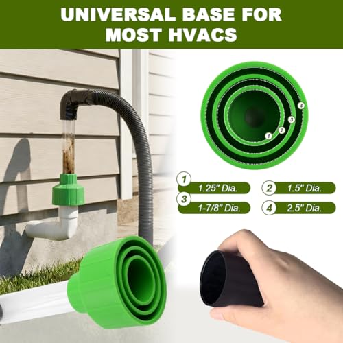 ABS Drain Line Cleaner Adapter, Universal HVAC to PVC AC - Image 4
