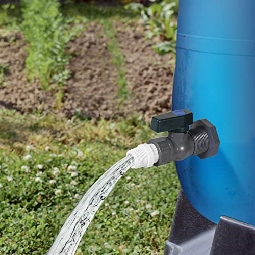 Suswillhit Rain Barrel Spigot Kit, Water Barrel Diverter, 2 Pack - Image 7