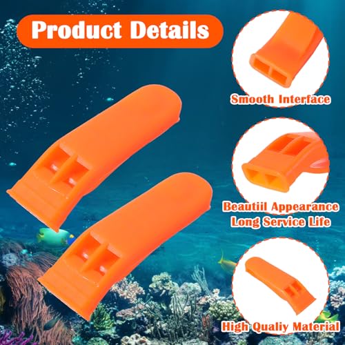 100 Pack Emergency Whistles with Lanyard Safety Whistles - Image 4