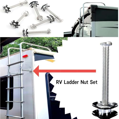 8-Piece Stainless Steel RV Ladder Repair Nut Kit | Home Repair - Image 5