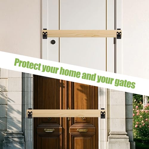 2 Pcs Twist-to-Lock Door Barricade Brackets - Heavy Duty Steel - Image 8