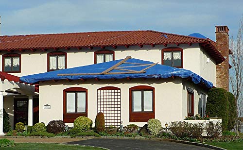 Kotap 20-ft x 30-ft General Purpose Blue Poly Tarp, Item - Image 3
