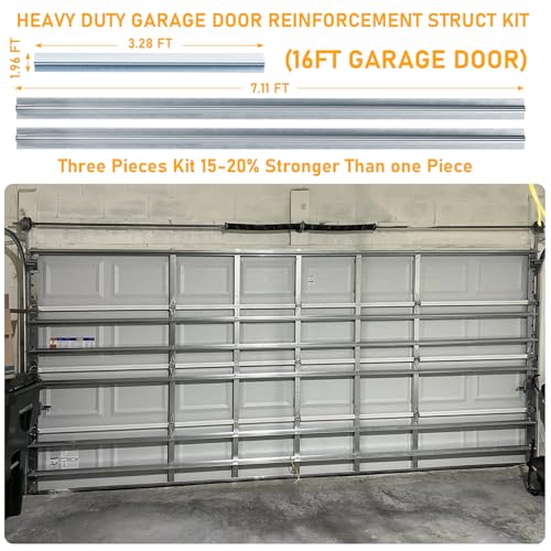 2 Set 16FT Garage Door Strut | 1.5mm 20 Gauge Steel | Comes in 2 - Image 3