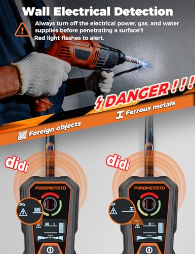 Rechargeable 6 in 1 Stud Finder Wall Scanner | Home Repair - Image 6