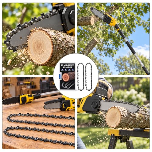 2PC 8 Inch Replacement Pole Saw Chain for Craftsman - Image 8