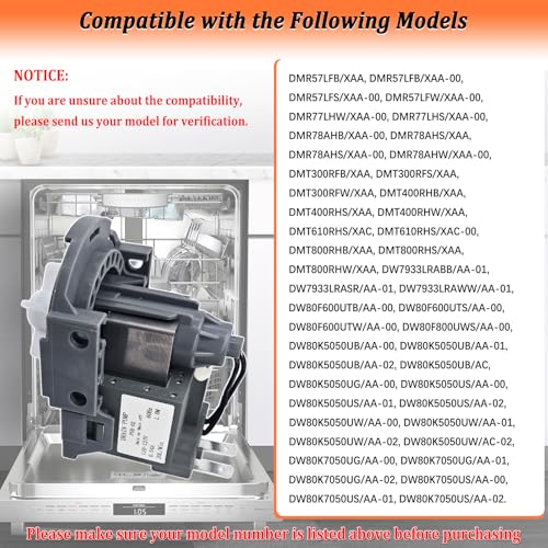 DD31-00005A Dishwasher Drain Pump - Dishwasher Pump Replacement - Image 6