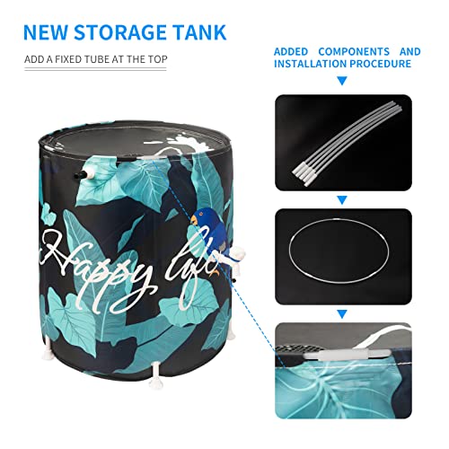Rain Barrel Upgrade Anti-Collapse Collapsible Rainwater - Image 6