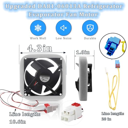 DA81-06013A Refrigerator Evaporator Fan Motor,Replacement Parts - Image 3
