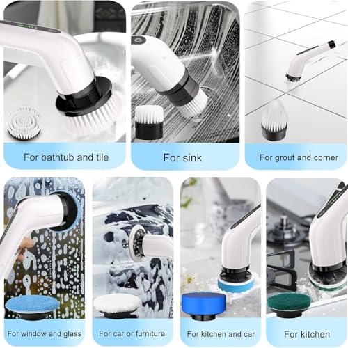Electric Spin Scrubber, Full Body Waterproof Cordless - Image 6
