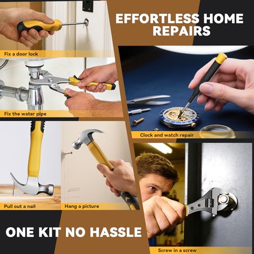 199 Piece Tool Kit for Home,General Household/Auto Repair | Hand Tools - Image 7