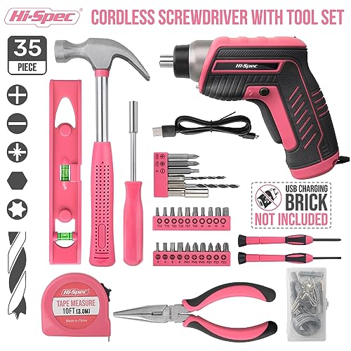 Hi-Spec 3.6V USB Electric Screwdriver for Home Repairs | Hand Tools - Image 3