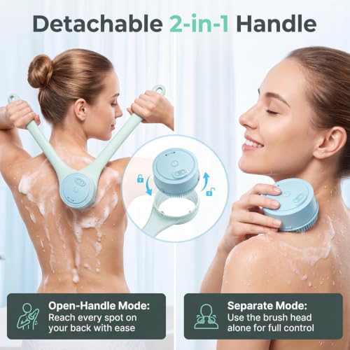 Electric Body Scrubber, Electric Body Brush for Shower - Image 6