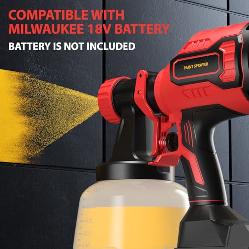 Paint Sprayer Compatible with Milwaukee 18V | Home Repair - Image 8