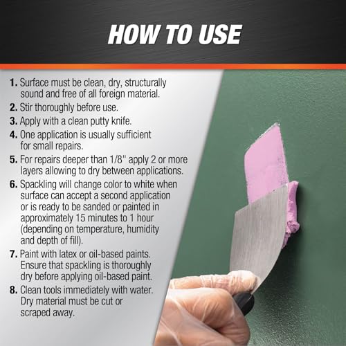 DAP Fast Dry High Strength Spackling with DryDex | Beauty & Personal - Image 4
