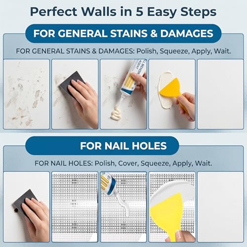 Drywall Patch Repair Kit, 2 Pack Wall Mending Agent - Wall - Image 6