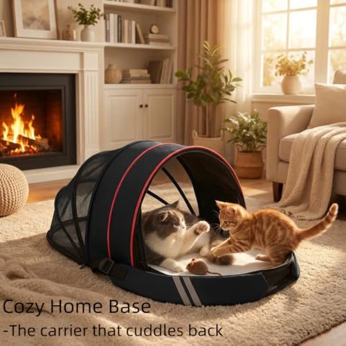 Expandable Cat Backpack Carrier with Breathable Front - Image 5