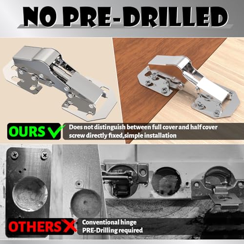 BESTEEL 24 Pack Hidden Hinges Upgrade Soft Close Surface - Image 5