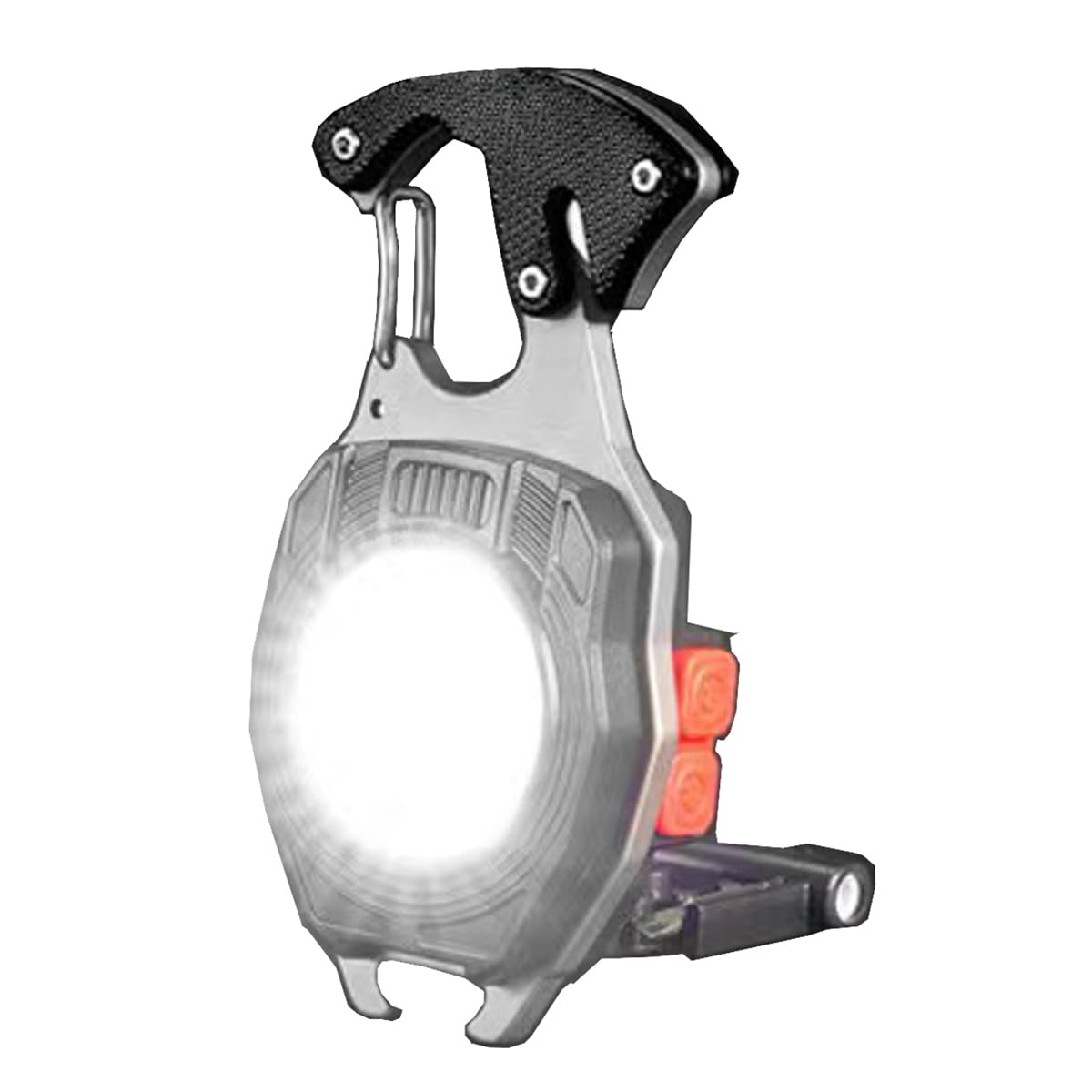 COB Keychain Work Light Flashlight 7 Light Modes 1600Lumen - Image 1