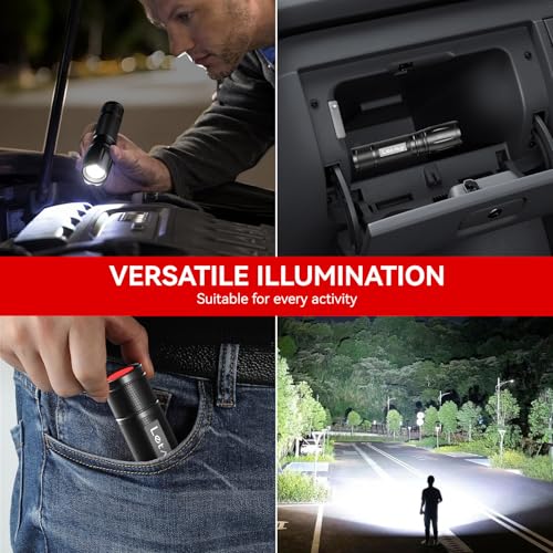 LETMY Tactical Flashlight S2000-2 Pack Bright Military - Image 8