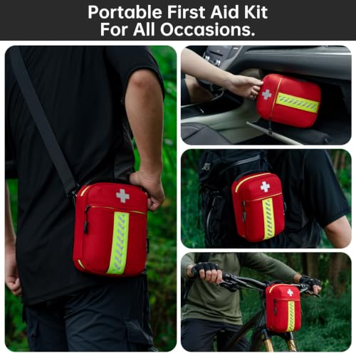RHINO RESCUE Small Compact First Aid Kit, Organized Pouch - Image 7
