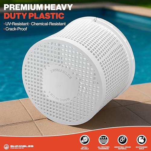 8" Pool Skimmer Basket for Inground Pools - Compatible - Image 6