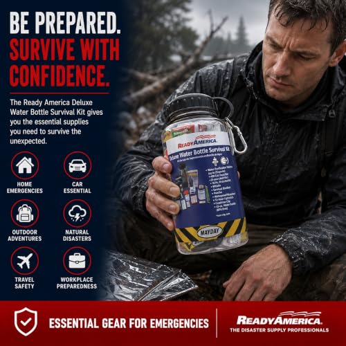 Ready America 70060 Deluxe Water Bottle Survival Kit - Image 3